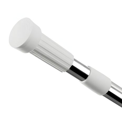 Телескопічний хромований Карниз для ванної 140-260 см Телескопічний хромований Карниз для ванної 140-260 см