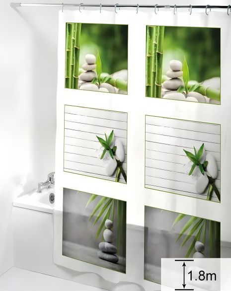 Силиконовая шторка для ванны 180x180 см от Bamboo Cortina