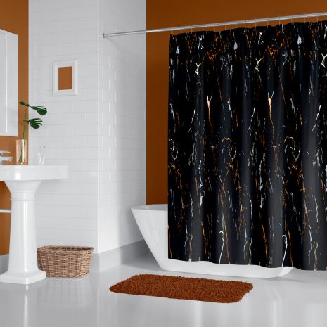 Штора Tropic для ванної BlackStone 180x200 см