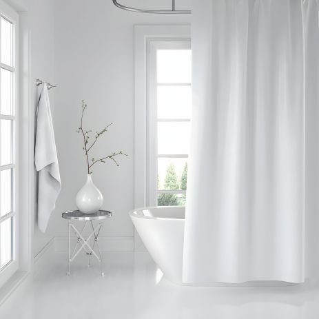 Штора для ванної кімнати White Tropik 240x200 см Штора для ванної кімнати White Tropik 240x200 см