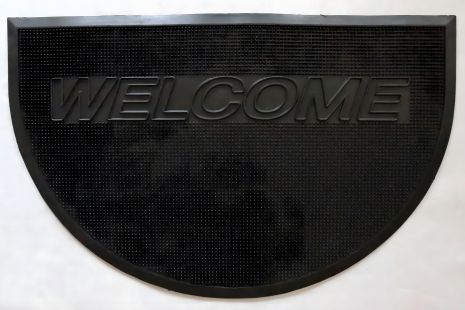 Резиновый входной коврик 48x76 "Велком премиум"