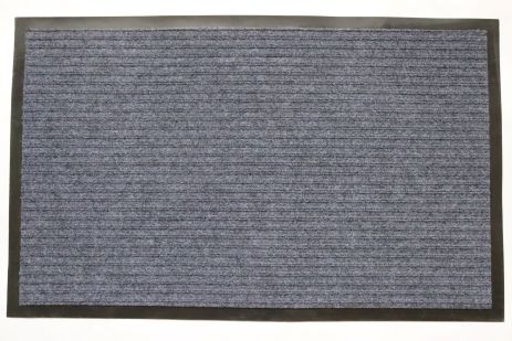 Килимок вхідний рубчик 40x60 см сірий