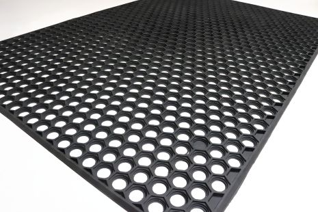 Входной коврик из резины с сотами, размер 80x120 Входной коврик из резины с сотами, размер 80x120