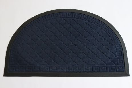 Полукруглый коврик входной с бортиком 45x75 см