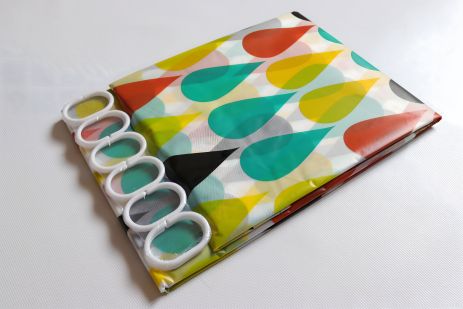 Напівпрозора шторка для ванної 180*180 см, PEVA, в-во Китай