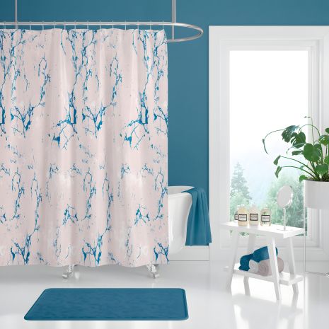 Ванна штора Rose Marble 180x200 см Tropik