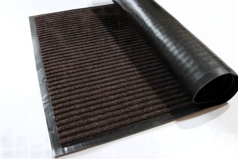 Входной коврик с рубчиком 45х75 см коричневый