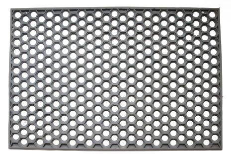 Гумовий килимок вхідний соти 50x75