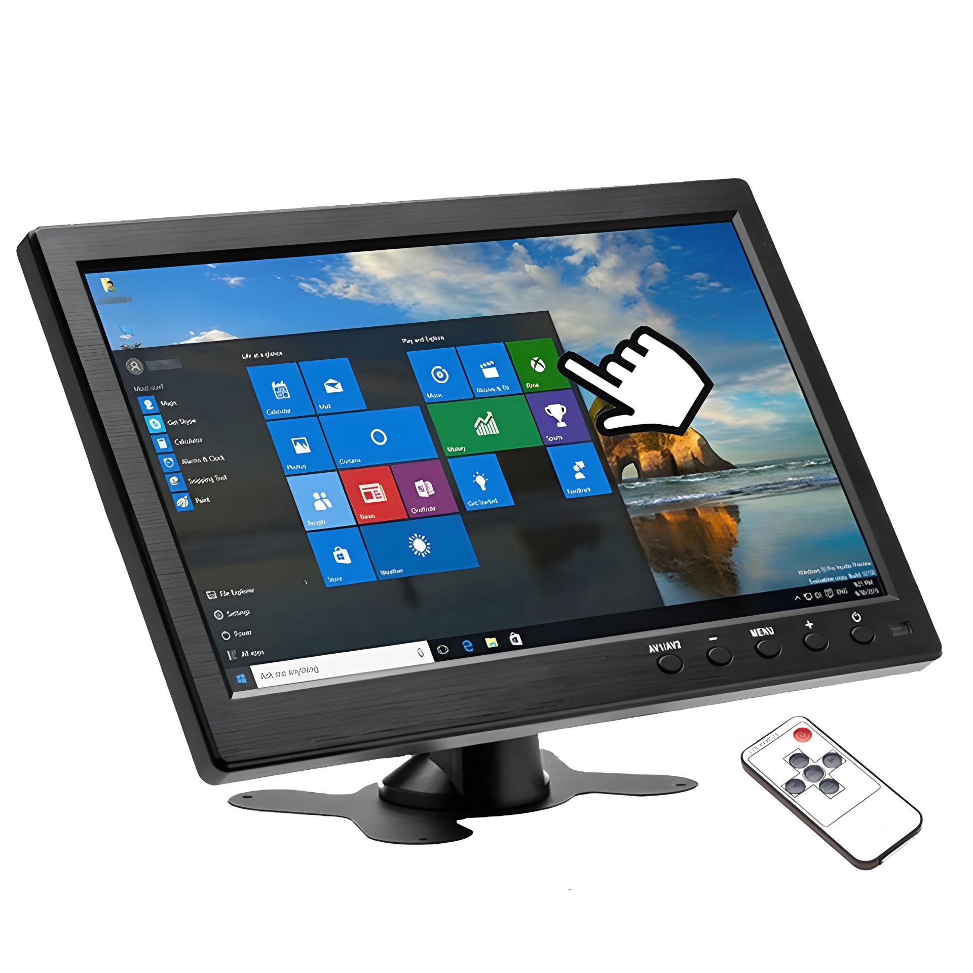 Автомобильный монитор 10 дюймов для камеры заднего вида Nectronix P101, 1024х600, AV, HDMI, VGA Автомобильный монитор 10 дюймов для камеры заднего вида Nectronix P101, 1024х600, AV, HDMI, VGA