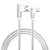 Г-образний Micro USB кабель - 1 метр, білий Г-образний Micro USB кабель - 1 метр, білий