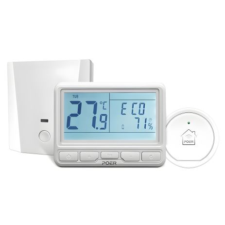 Термостат бездротовий з терморегулятором wifi для теплої підлоги Poer PTC16 WIFI