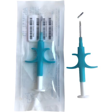 RFID чіп для тварин - капсула-мітка з ін'єктором Faread Retail Sensor needle, 8x1.4 мм, частота 134.2kHz RFID чіп для тварин - капсула-мітка з ін'єктором Faread Retail Sensor needle, 8x1.4 мм, частота 134.2kHz