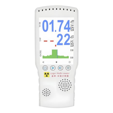 Радиации дозиметр радиометр счетчик гейгера с большим LCD экраном на аккумуляторе Meterk Air-02