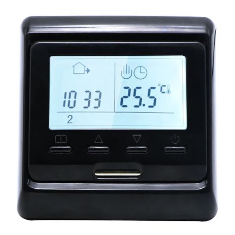 Wifi термостат для газового та електричного котла з LCD дисплеєм Minco Heat MK60L, чорний Wifi термостат для газового та електричного котла з LCD дисплеєм Minco Heat MK60L, чорний