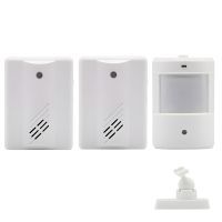 Дверний дзвінок безпровідний з датчиком руху і 2-мя приймачами - оповіщувачами Leshp DD1408-2