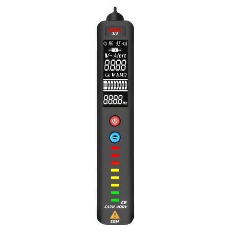Безконтактний індикатор напруги - детектор обриву проводки багатофункціональний BSIDE X1 з тестером і індикатором фази