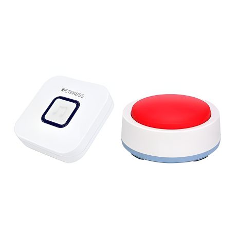 Виклику медсестри кнопка персоналу бездротова Retekess TH004, до 80 метрів, 38 мелодій