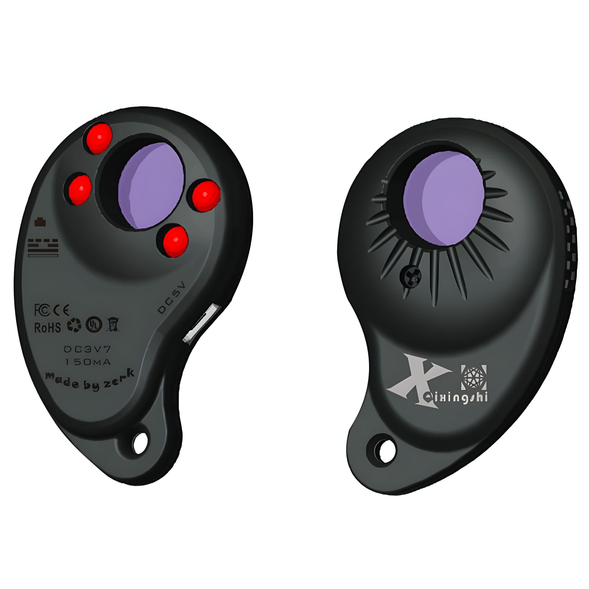 Компактний детектор прихованих камер - виявляч провідних і безпровідних відеокамер - брелок I-Tech X Компактний детектор прихованих камер - виявляч провідних і безпровідних відеокамер - брелок I-Tech X