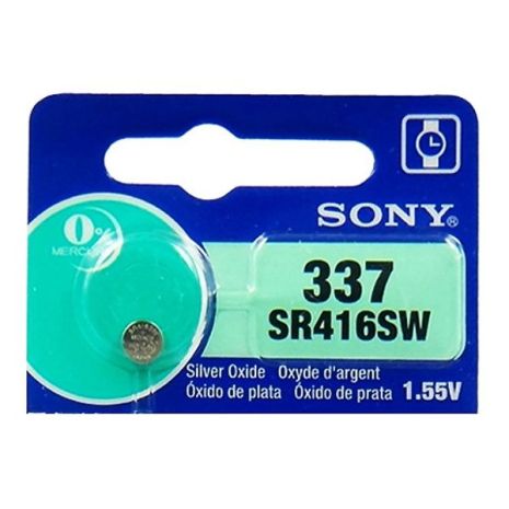 Sony 337 / SR416SW, 1,55 В батарея акумулятора