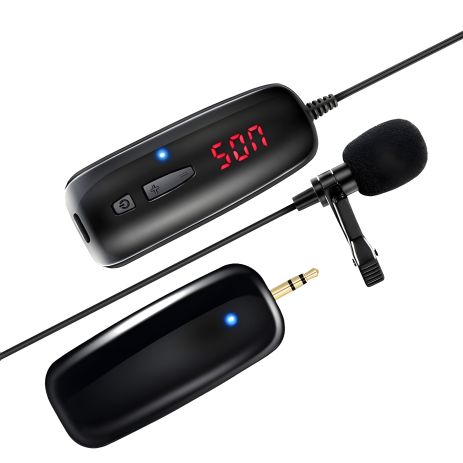 Безпровідний мікрофон Savetek P7-UHF для телефону, смартфона петлічний, до 50 метрів