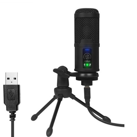 USB мікрофон для ПК, ноутбука, студій для запису звуку Savetek M3, професійний, конденсаторний USB мікрофон для ПК, ноутбука, студій для запису звуку Savetek M3, професійний, конденсаторний
