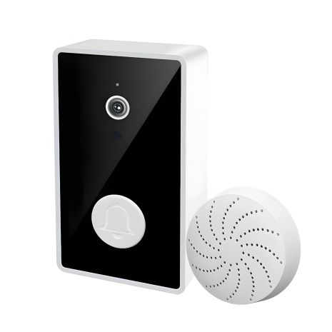 Wifi видеодомофон на батарейках AAA с отдельным беспроводным USB звонком Nectronix YE-B-01