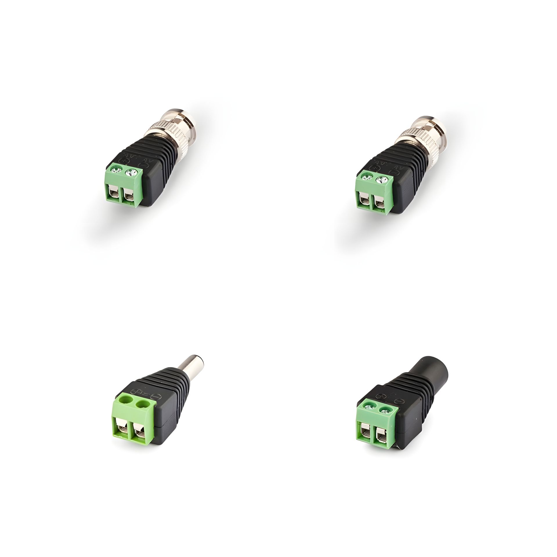 Монтажный комплект для подключения одной камеры с кабелем UTP/FTP "витая пара" Монтажный комплект для подключения одной камеры с кабелем UTP/FTP "витая пара"