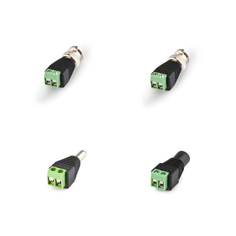 Монтажный комплект для подключения одной камеры с кабелем UTP/FTP "витая пара"