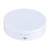 Поворотный стол Bakeey для фотосъемки и демонстрации с 3-мя скоростями, диаметром 13 см, белый