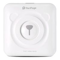 Портативный bluetooth термопринтер для смартфона PeriPage A6, белый