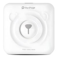 Портативный bluetooth термопринтер для смартфона PeriPage A6, белый