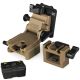 Універсальне NVG кріплення з HORN та DOVETAIL інтерфейсами для ПНБ PVS-7/14/15/18/21/31 Norotos CL24-0237, коричневого кольору