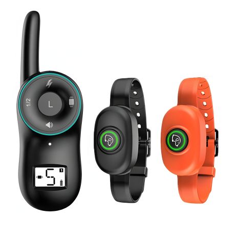 Дрессировочный электронный ошейник для 2-х собак с 2-мя ошейниками в комплекте PET dog 400-2