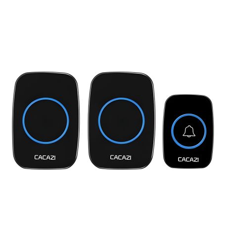 Дверний безпровідний дзвінок з 2-ма приймачами на вхідні двері Cacazi A12