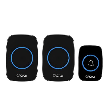 Беспроводной дверной звонок с 2-мя приёмниками Cacazi A12 Беспроводной дверной звонок с 2-мя приёмниками Cacazi A12