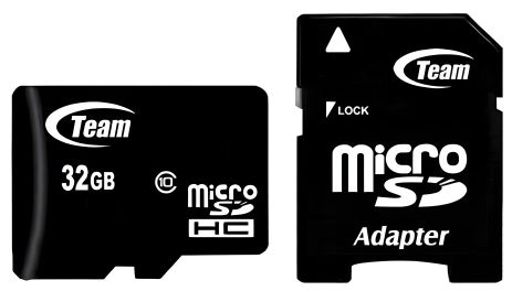 Карта памяти MicroSDHC 32GB Class 10 с адаптером Карта памяти MicroSDHC 32GB Class 10 с адаптером