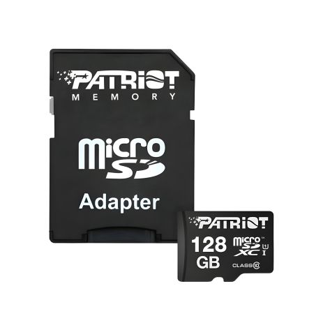 Карта памяти microSDXC 128GB UHS-I Class 10 с SD-адаптером