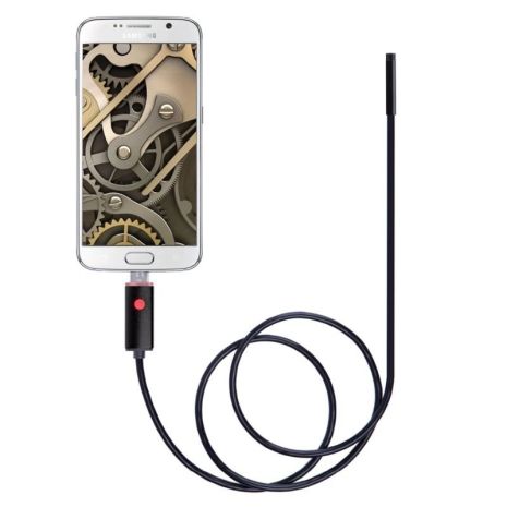 USB ендоскоп для смартфона і ноутбука HD 480P Kerui 652H, 2 метра, 5.5 мм, жорсткий кабель USB ендоскоп для смартфона і ноутбука HD 480P Kerui 652H, 2 метра, 5.5 мм, жорсткий кабель