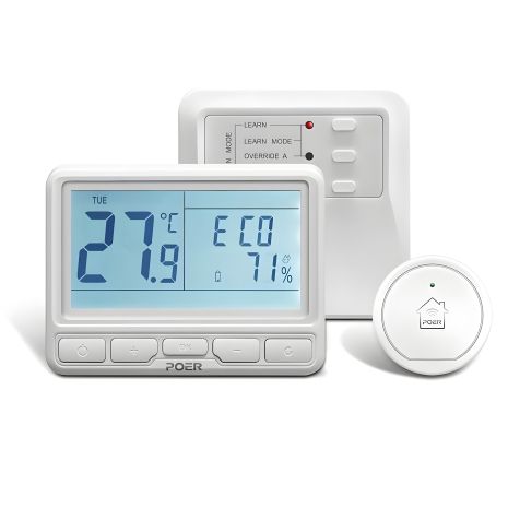 Бездротовий термостат з WiFi Poer PTC10-WIFI для котла і теплої підлоги