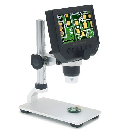 Електронний мікроскоп для пайки з 4.3 "LCD екраном GAOSUO M-600 c збільшенням 600 X Електронний мікроскоп для пайки з 4.3 "LCD екраном GAOSUO M-600 c збільшенням 600 X