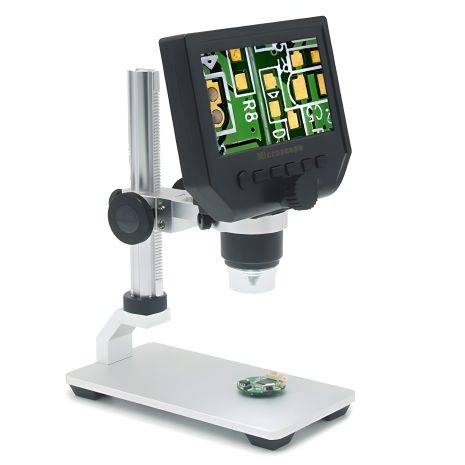 Електронний мікроскоп для пайки з 4.3 "LCD екраном GAOSUO M-600 c збільшенням 600 X Електронний мікроскоп для пайки з 4.3 "LCD екраном GAOSUO M-600 c збільшенням 600 X