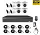 Комплект видеонаблюдения для дома на 8 камер Longse XVR2108HD4M4P500 kit, 5 Мп, Quad HD
