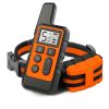 Электроошейник для собак дрессировочный Pet DTC-500 водонепроницаемый, дальность до 500 метров, оранжевый