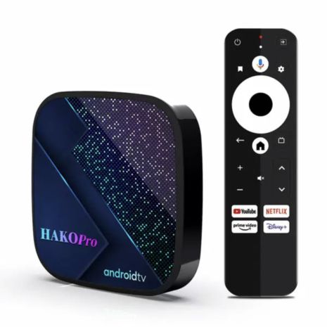 HAKO PRO 4/32Gb (S905Y4) ГОЛОС. УПРАВЛІННЯ ANDROID TV 11