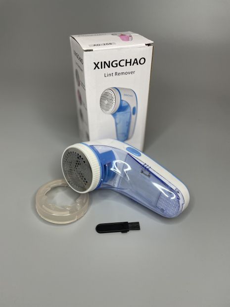 Машинка від котів Xingchao AD-268 Lint Remover (від батарейок) 5w Blue