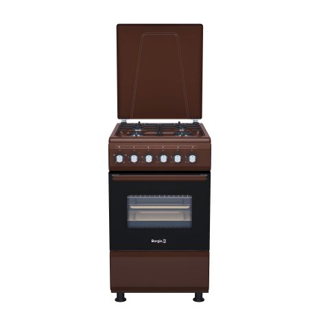 Кухонна плита Borgio GE 540 B MBBLT комбінована, коричнева