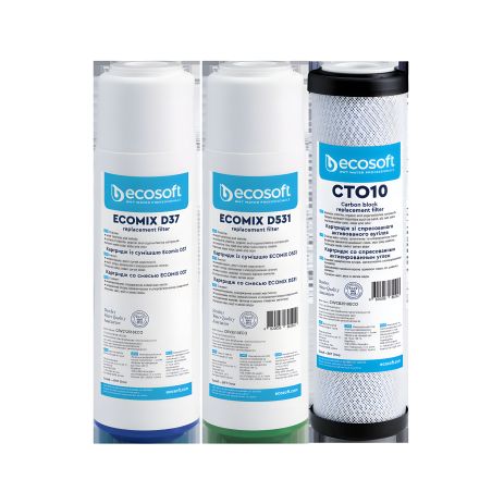 Ecosoft CRV3ECO картриджи для тройного фильтра Ecosoft CRV3ECO картриджи для тройного фильтра