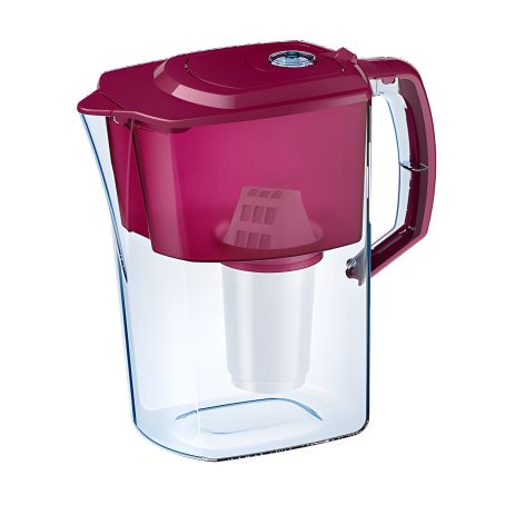 Фільтр-глечик для води Аквафор Атлант 4 літри, вишневий