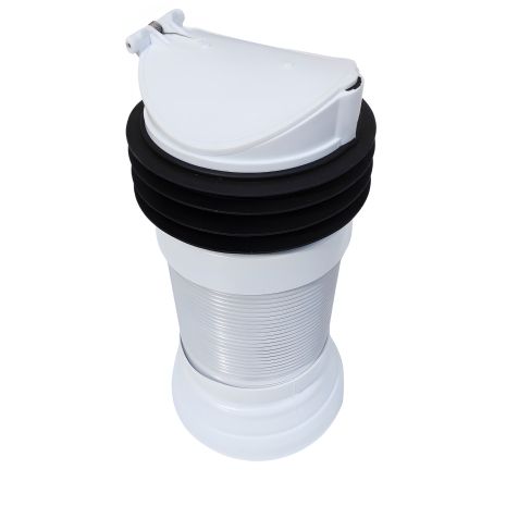 Гофра для унітазу з клапаном Nova 7172, 200-350 мм