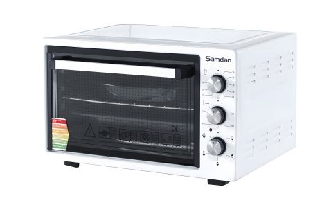 Духовка електрична Samdan 2011 Біла 36 літрів (Компактна електродуховка)